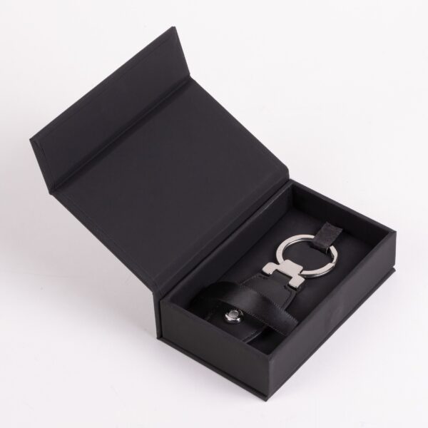 Hugo Boss - Leather Key ring Executive Chrome - Image 2