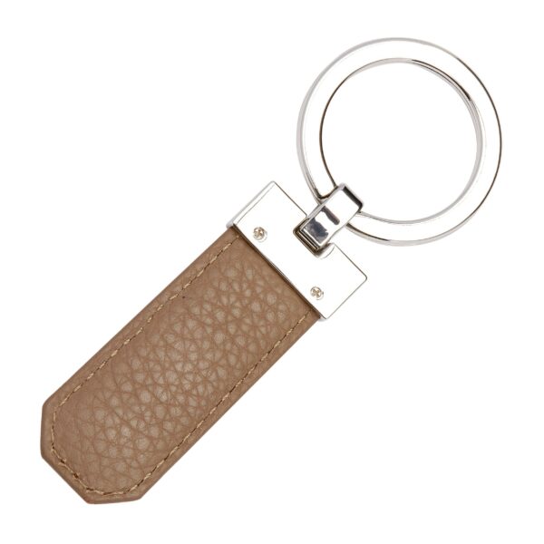 BOSS Key Ring Classic Grained Camel Leather - Image 2