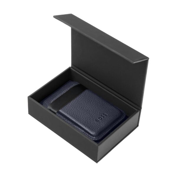 BOSS Card Holder Mobile Classic Grained Navy - Image 4