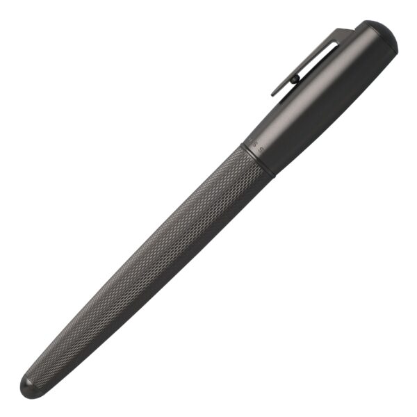 Hugo Boss-Rollerball pen Pure Matte Dark Chrome - Image 2