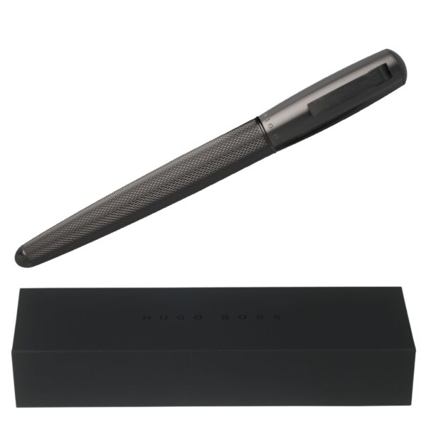 Hugo Boss-Rollerball pen Pure Matte Dark Chrome - Image 5