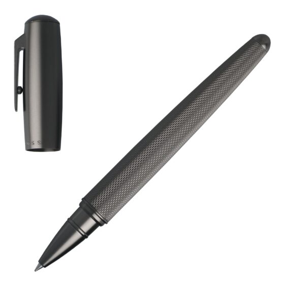 Hugo Boss-Rollerball pen Pure Matte Dark Chrome - Image 4