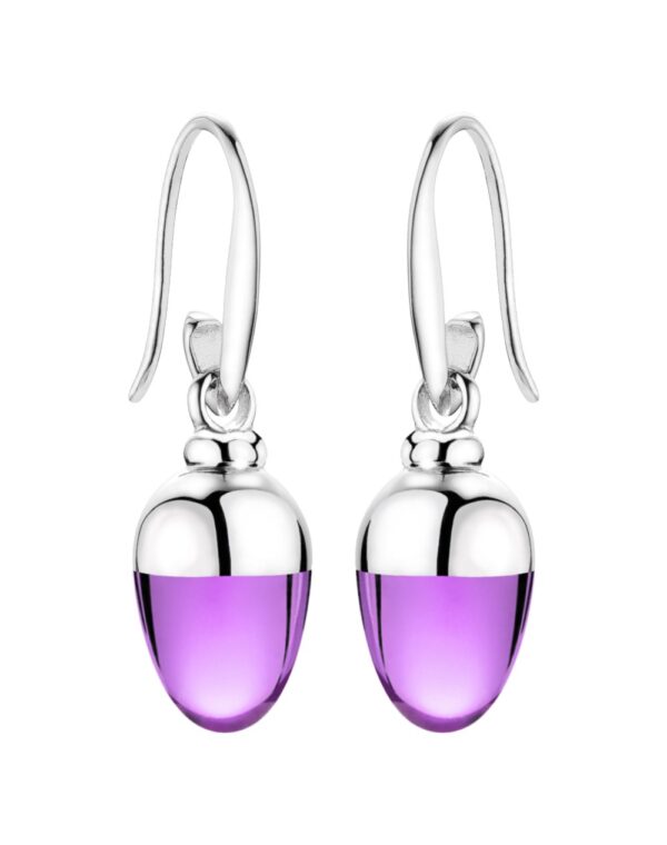 Sabay Suay I Earrings I Silver Rhodium-plated Violet