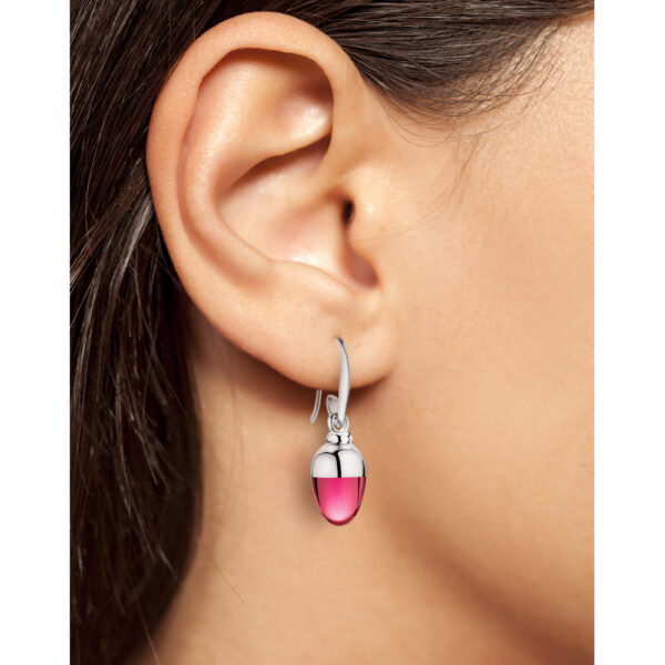 Sabay Suay I Earrings I Silver Rhodium-plated Pink - Image 3